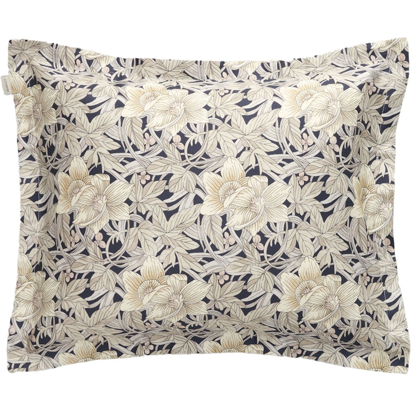 Floral Pudebetræk 50x60 cm, Sateen Blue