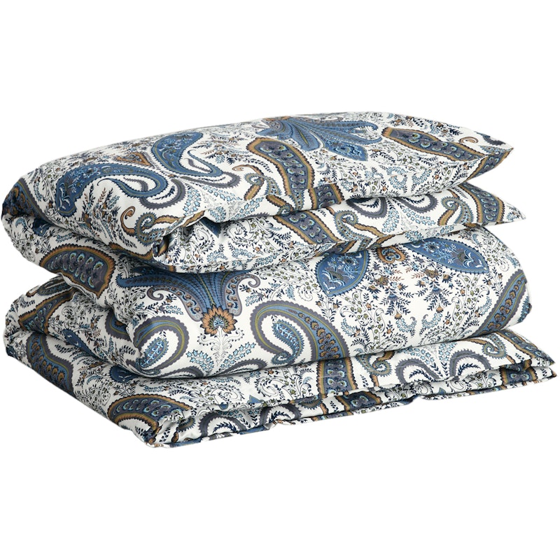 Key West Paisley Dynebetræk 140x200 cm, Sateen Blue