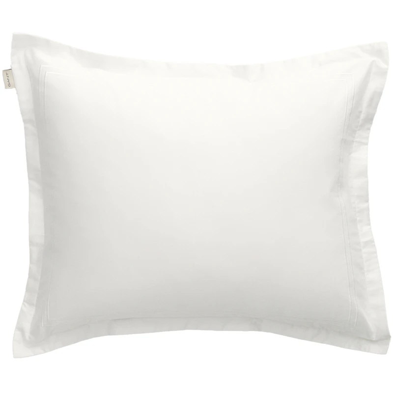 Sateen Stitch Pudebetræk 50x60 cm, Hvidt