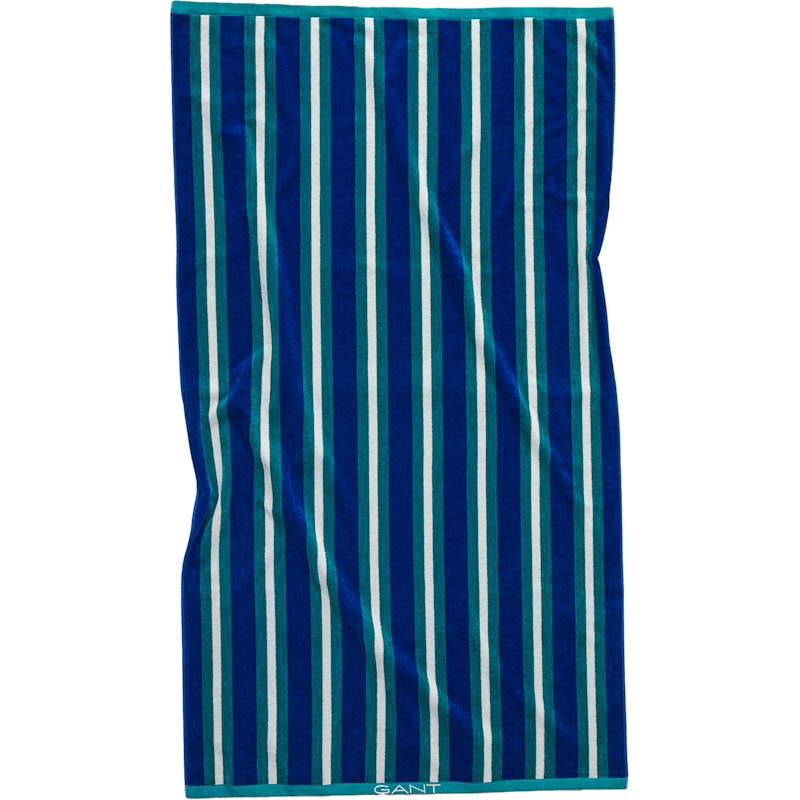 Stripe Strandhåndklæde 100x180 cm, Ocean Turquosie