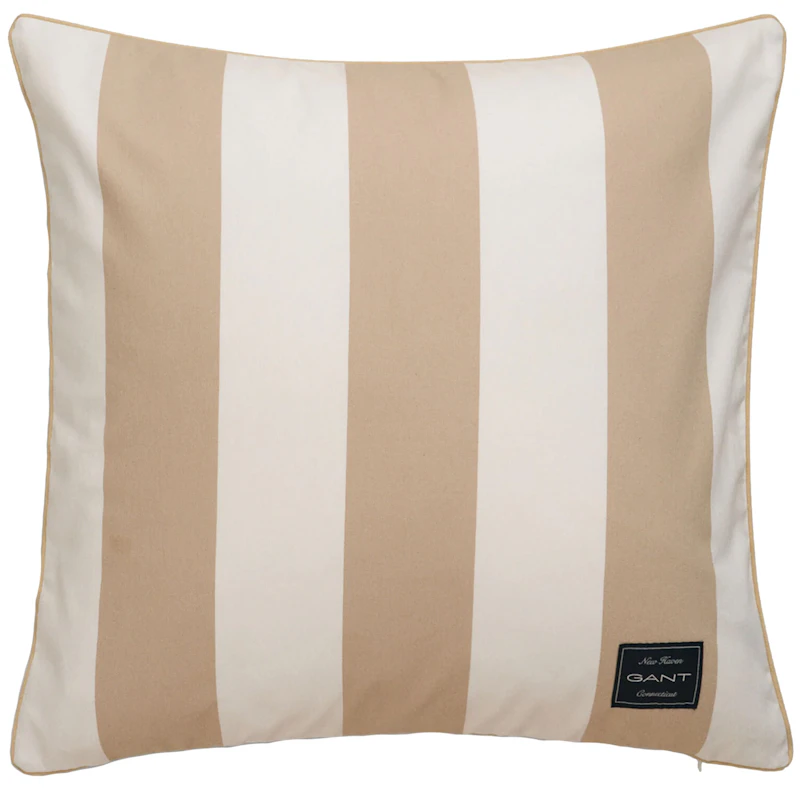Yacht Stripe Pude 50x50 cm, Beige
