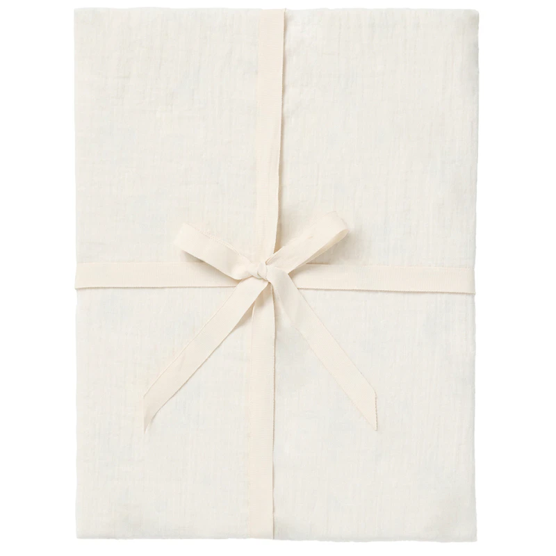 Ecru Stræklagen Musselin, 90x200 cm