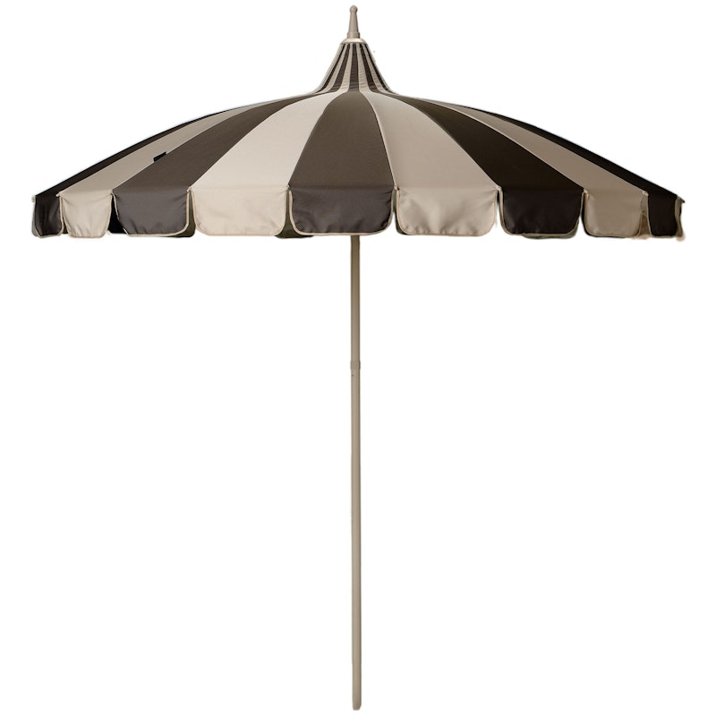 Parasol Ø240 cm, Brun / Beige