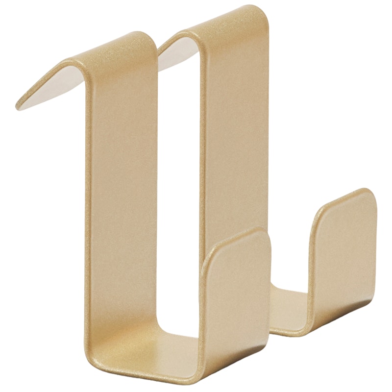 Flex Kroge 2-pak Til Magnetisk Hylde, Messing