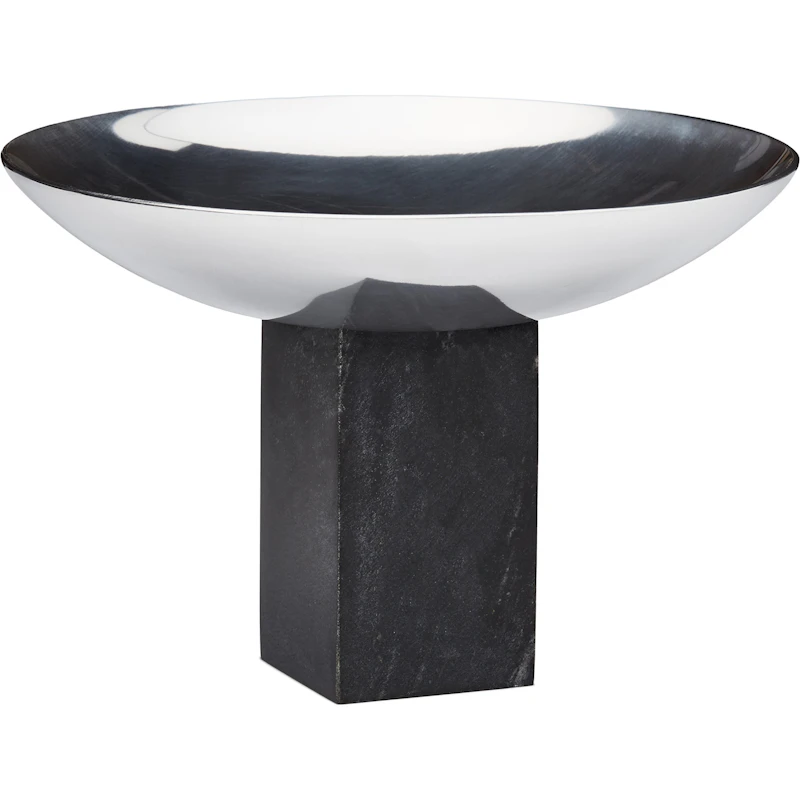 Sapoto Skål Ø22 cm, Sort/Sølv