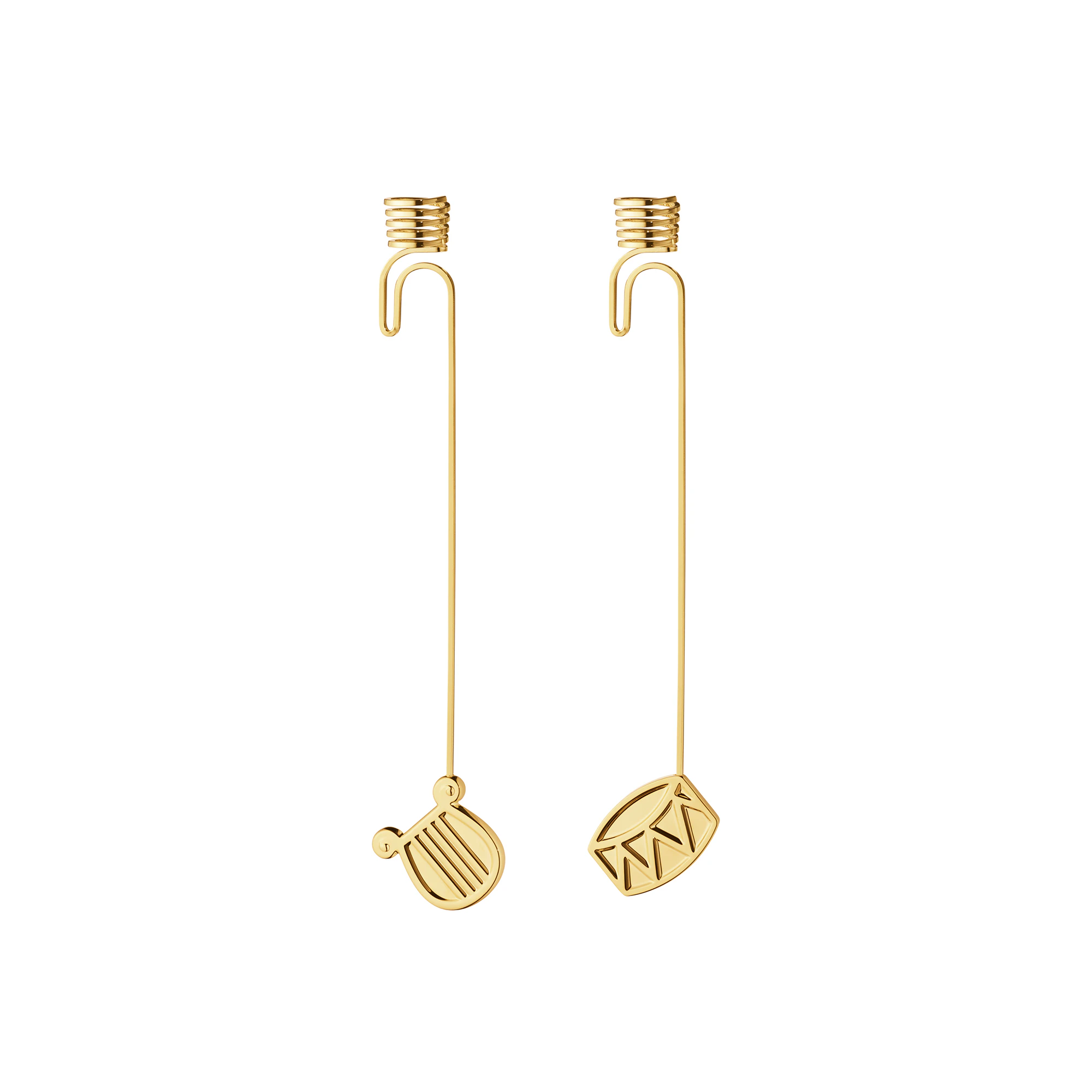 Georg Jensen 2026 Lysestage 2-pak - Julepynt belagt Guld - 10021062