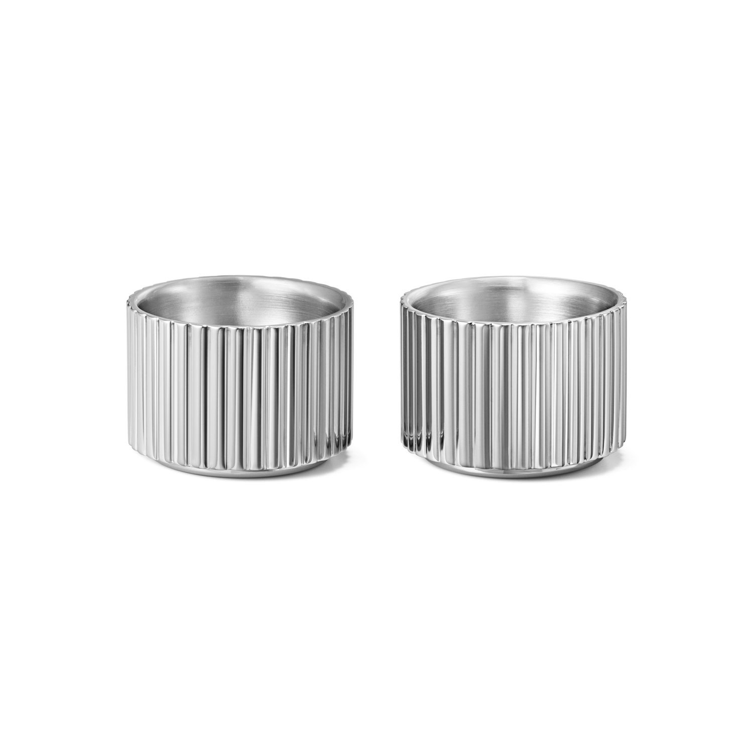 Georg Jensen Bernadotte Egg Cup 2 Pcs Stainless Steel - &AElig;ggeb&aelig;gre Rustfrit st&aring;l - 10014924