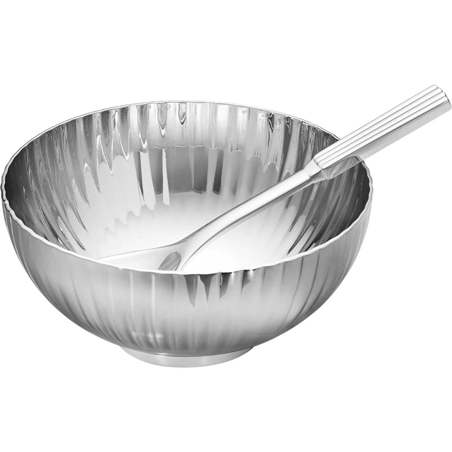 Georg Jensen Bernadotte Saltkar & Ske - Fade & Sk&aring;le Rustfrit St&aring;l - 10015894
