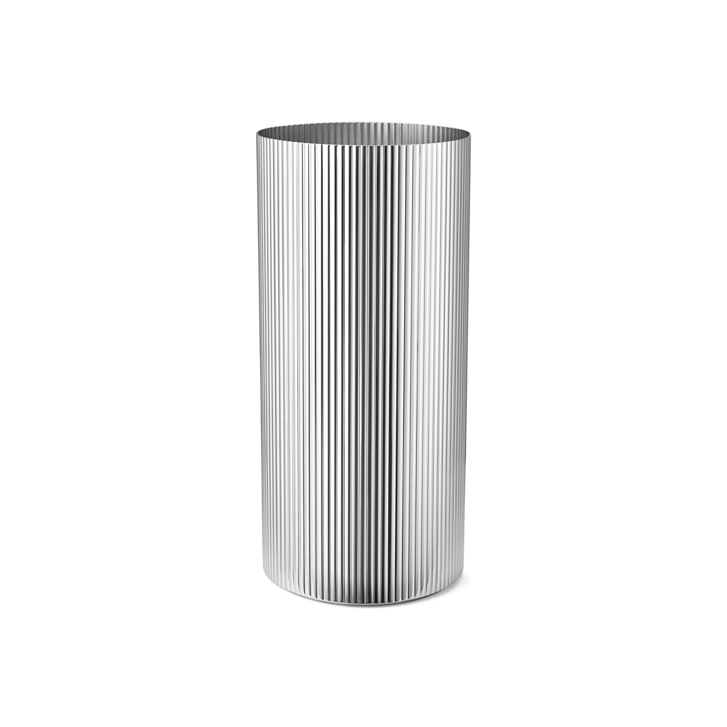 Georg Jensen Bernadotte Vase Stainless Steel Large - Vaser Rustfrit st&aring;l - 10014922