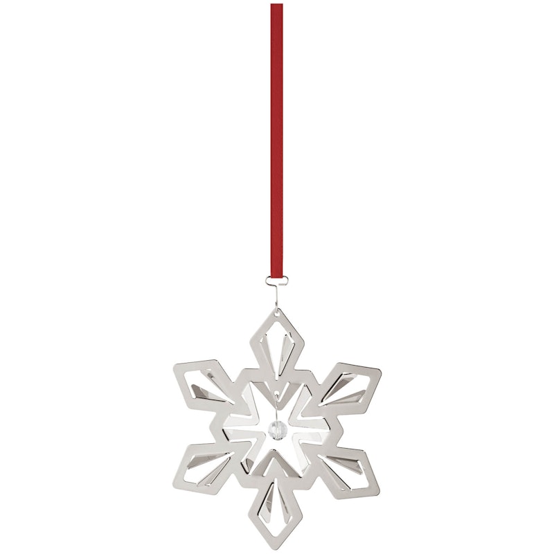 Snowflake Juledekoration, Palladium Plated