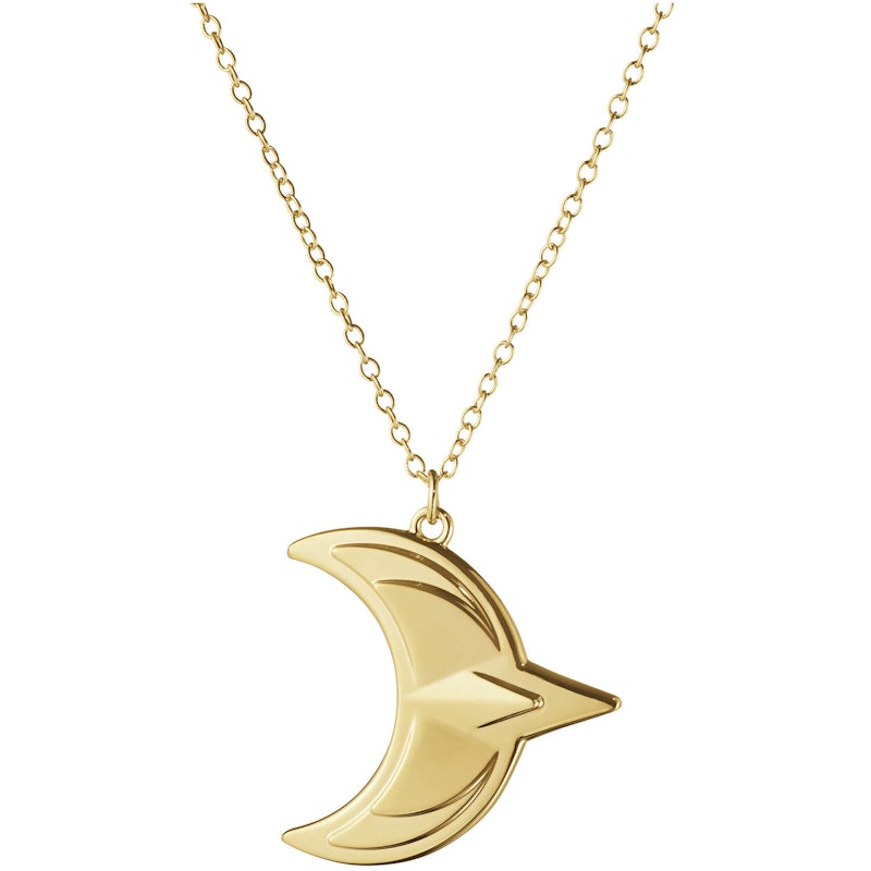 Moon Juledekoration, Gold Plated