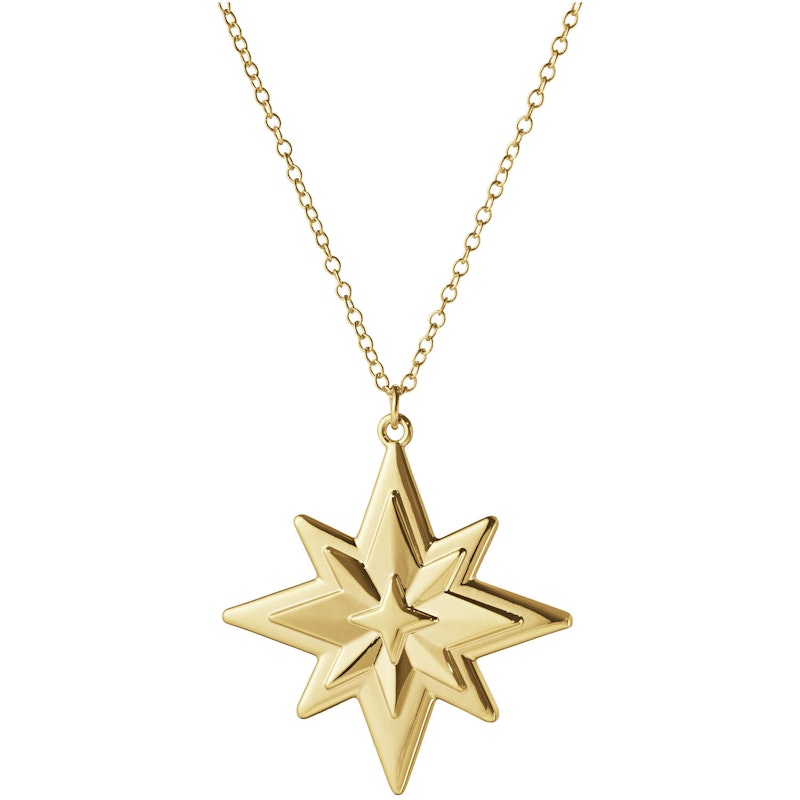 Star Juledekoration, Gold Plated