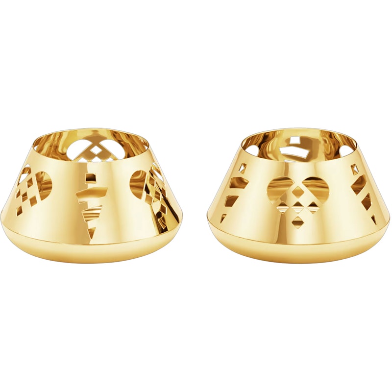 2025 Tealight Holder 2-pack 18K Gold Plating