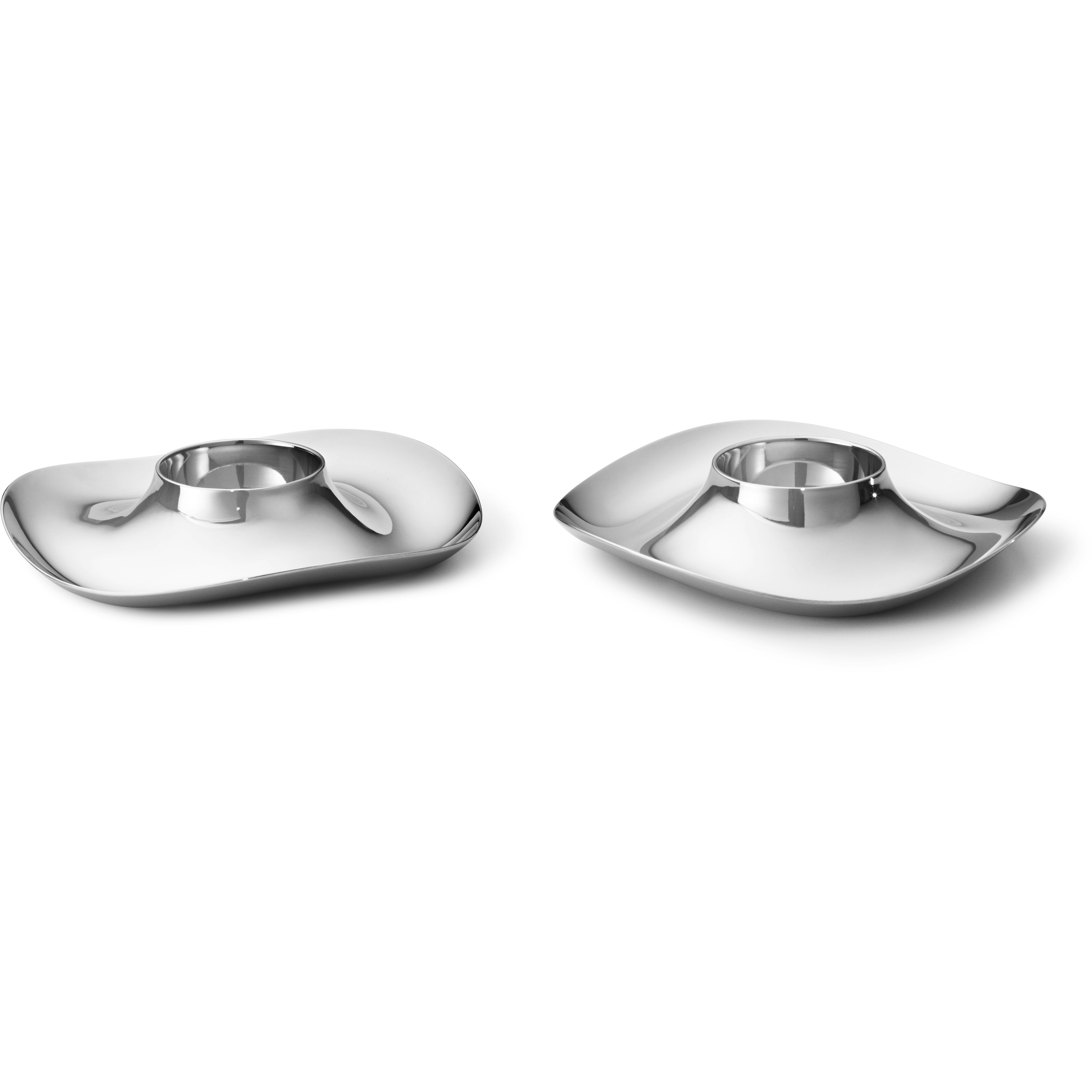 Georg Jensen Cobra &AElig;ggeb&aelig;gre 2-pak - &AElig;ggeb&aelig;gre Rustfrit st&aring;l - 10019104