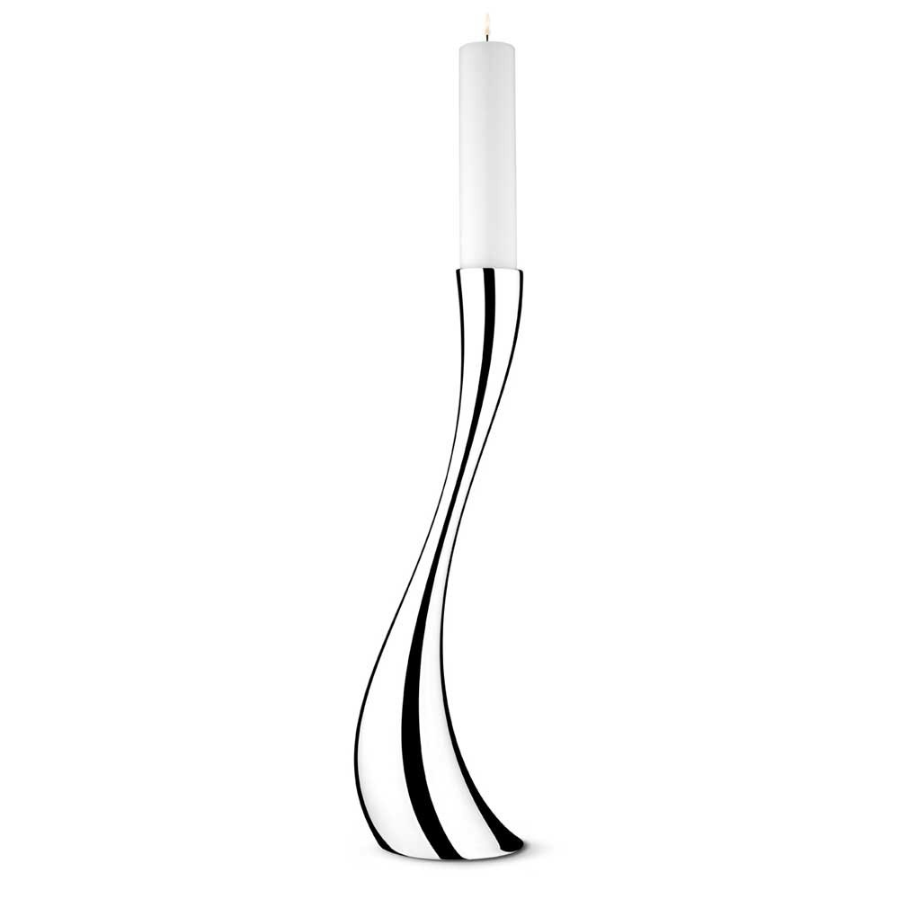 Georg Jensen Cobra Gulvlysestage Large 60 Cm - Lysestager Rustfrit st&aring;l - 3586633