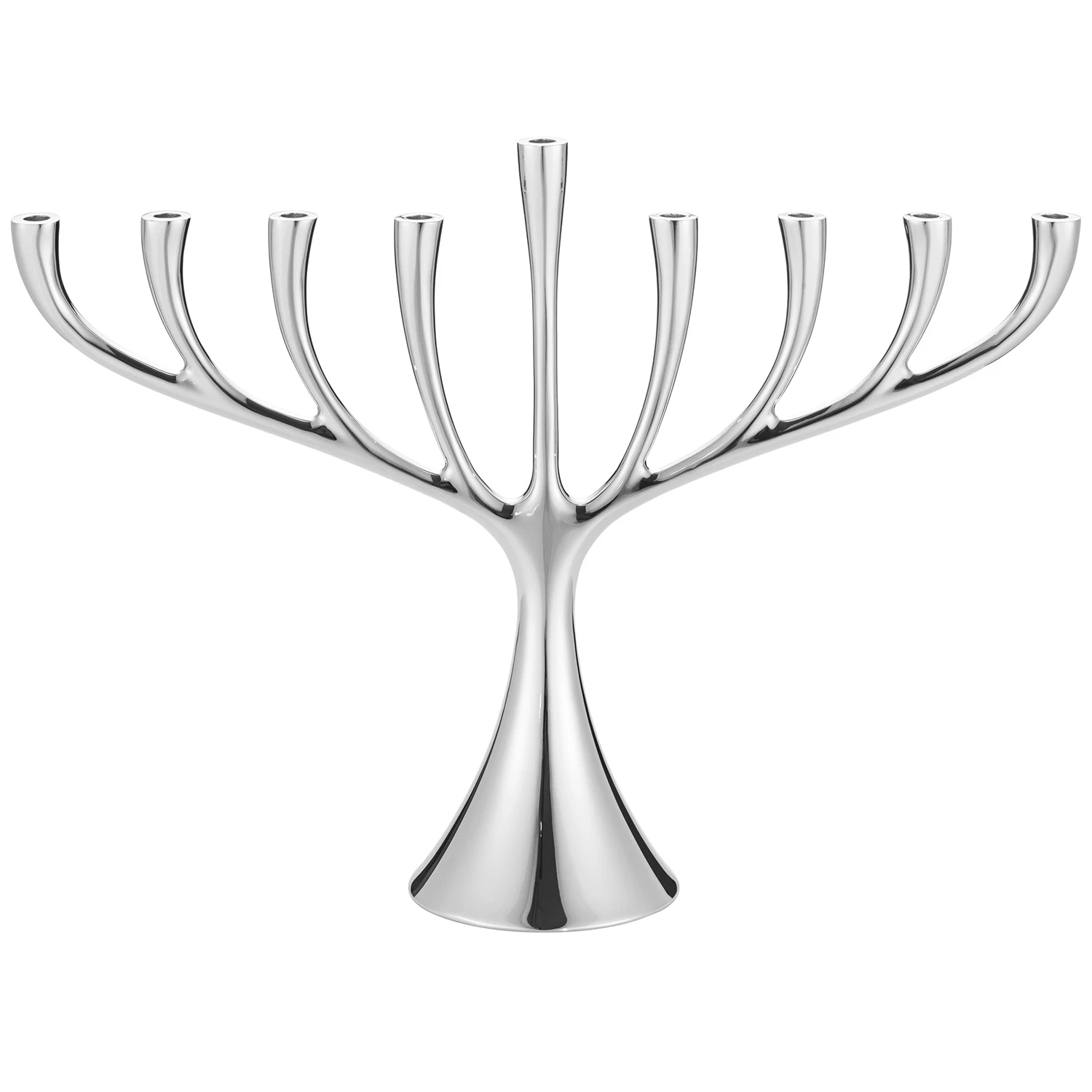 Georg Jensen Cobra Menorah Lysestage H:27 Cm - Kandelabre Rustfrit St&aring;l - 10020221