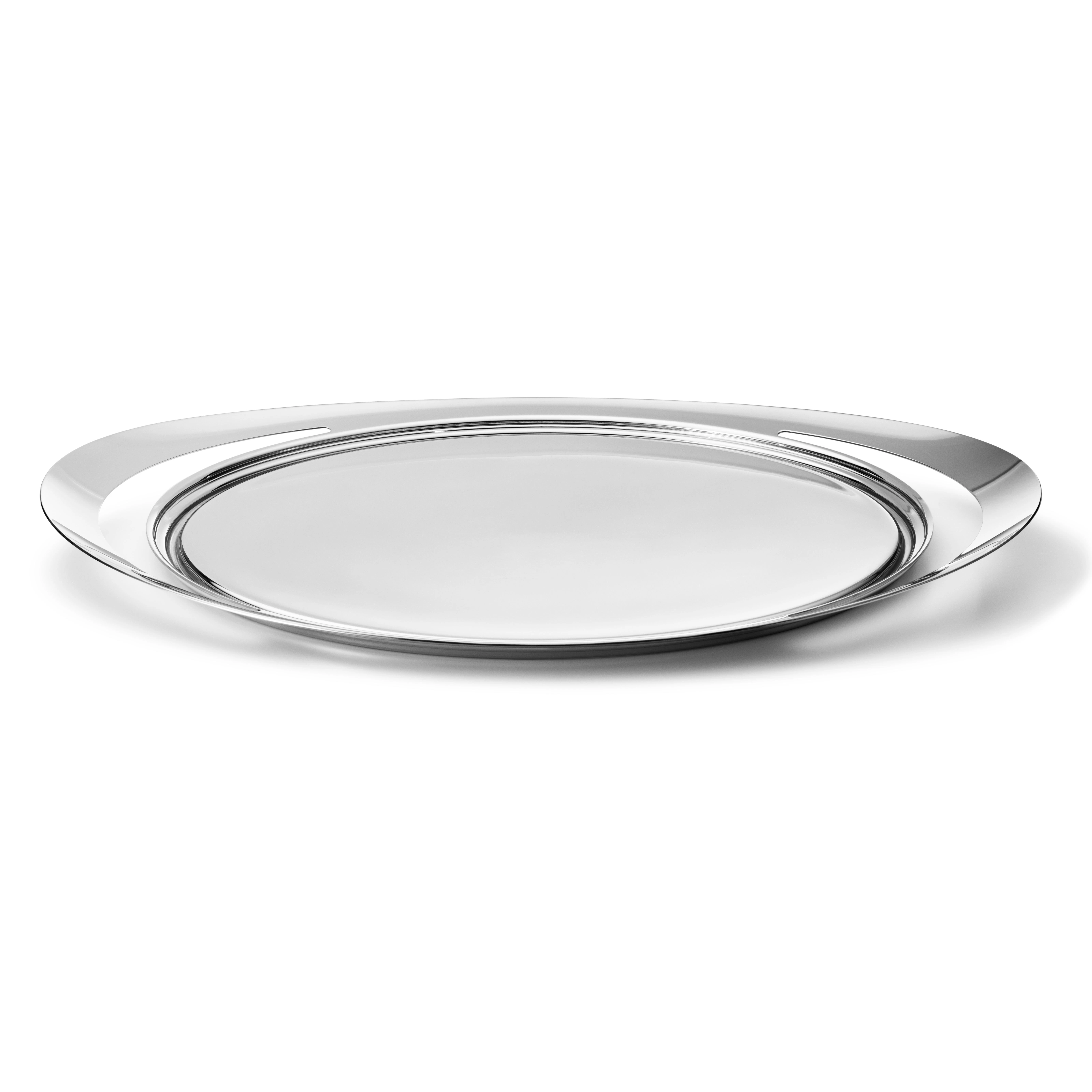 Georg Jensen Cobra Serveringsfad Med Indl&aelig;g - Serveringsfad Rustfrit st&aring;l - 10019112