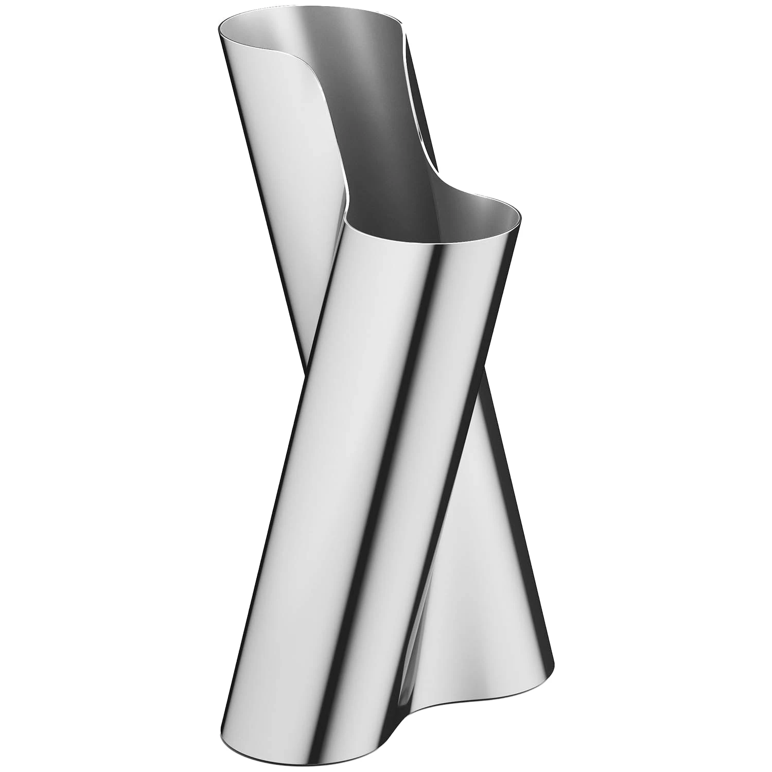 Georg Jensen Lituus Vase H35,3 Cm - Vaser Rustfrit st&aring;l - 10020639