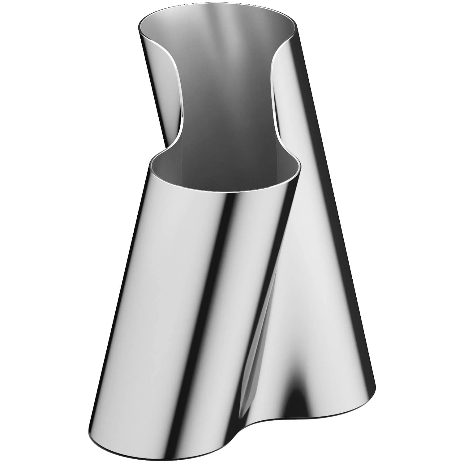 Georg Jensen Lituus Vase H21,7 Cm - Vaser Rustfrit st&aring;l - 10020640