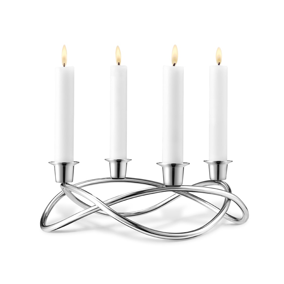 Georg Jensen Season Lysestage Advent Crown - Kalenderlys & Lysestager Rustfrit st&aring;l - 3586511