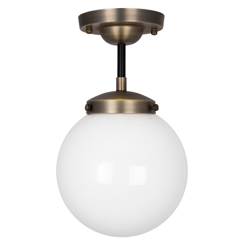 Alley Loftslampe, Antik Messing / Hvid