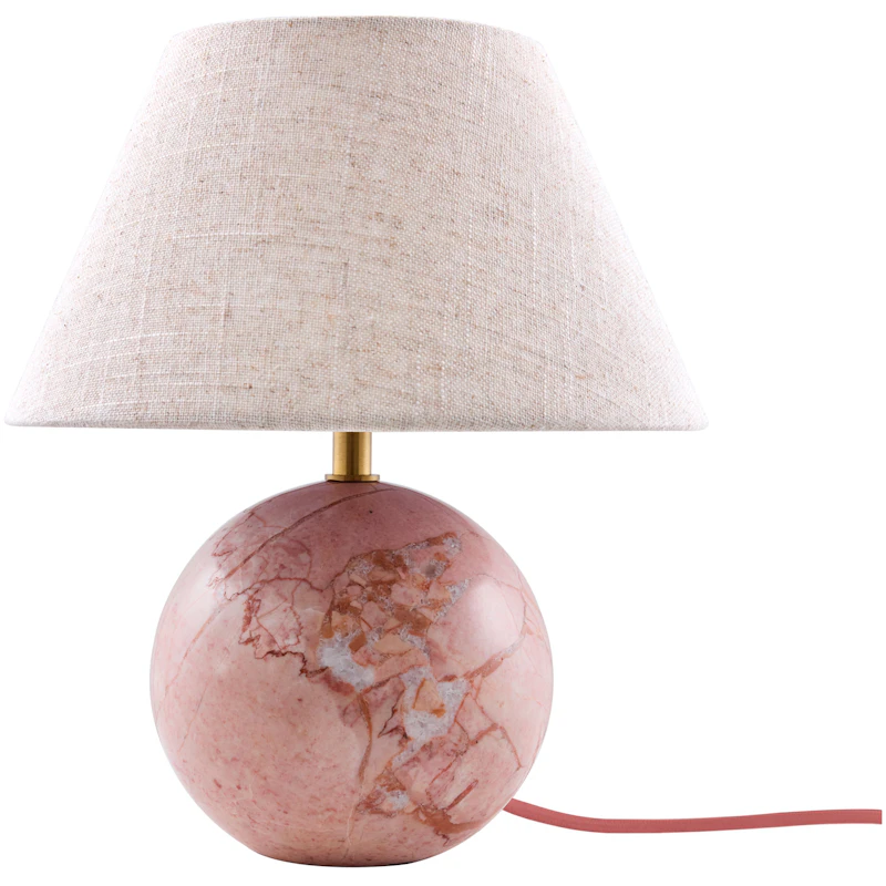 Castello 24 Bordlampe, Beige / Dusty Pink