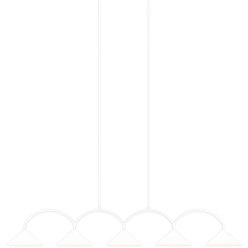 Curve 5 Pendel, Hvid