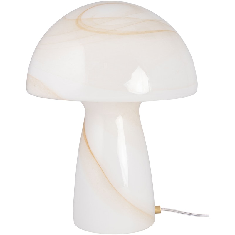 Fungo Swirl Bordlampe 30 cm, Beige