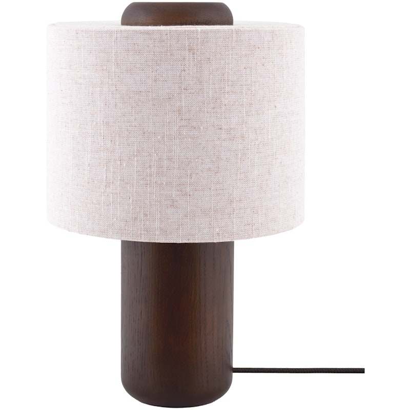 Bosco Bordlampe, Mørkbejdset Eg / Beige