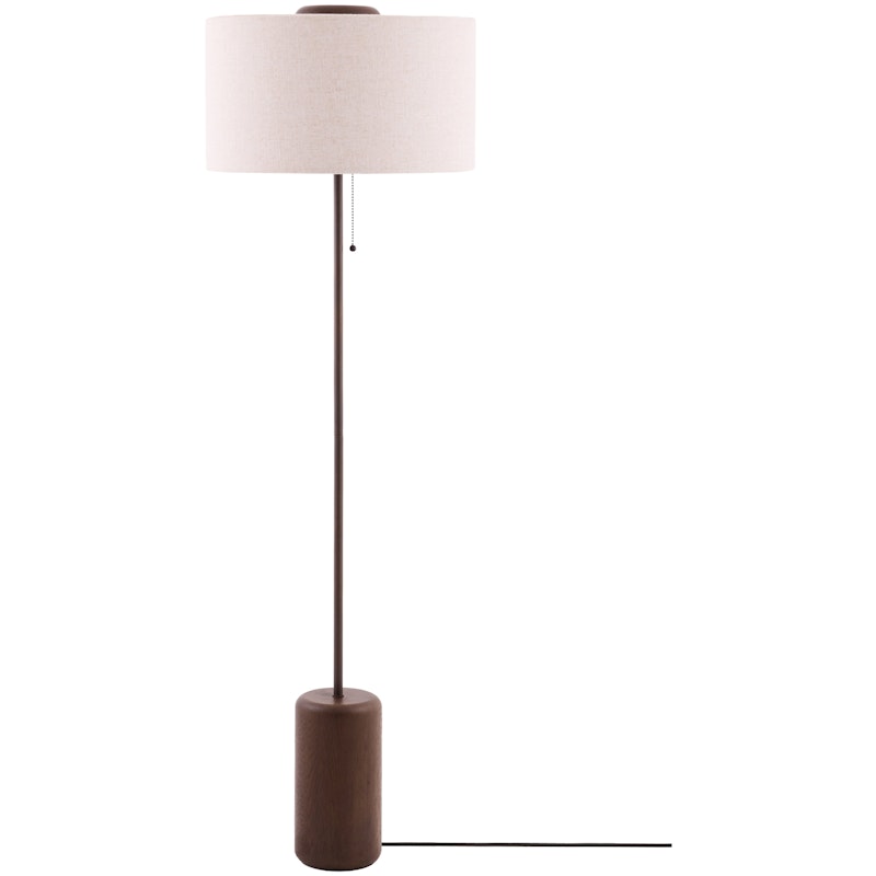 Bosco Gulvlampe, Mørkbejdset Egetræ / Beige