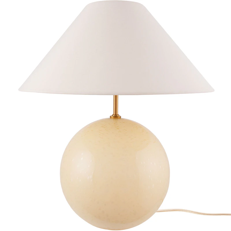 Iris 35 Bordlampe, Creme