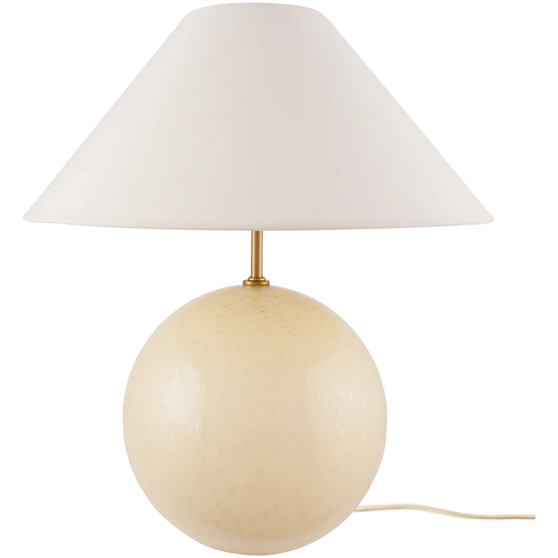 Iris 45 Bordlampe, Creme