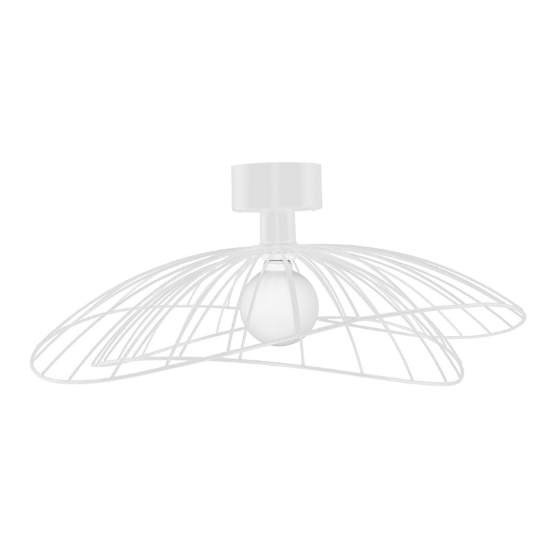 Ray Væg-/Loftslampe, Hvid