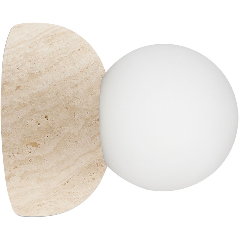Torrano 13 Væg-/Loftslampe, Travertin