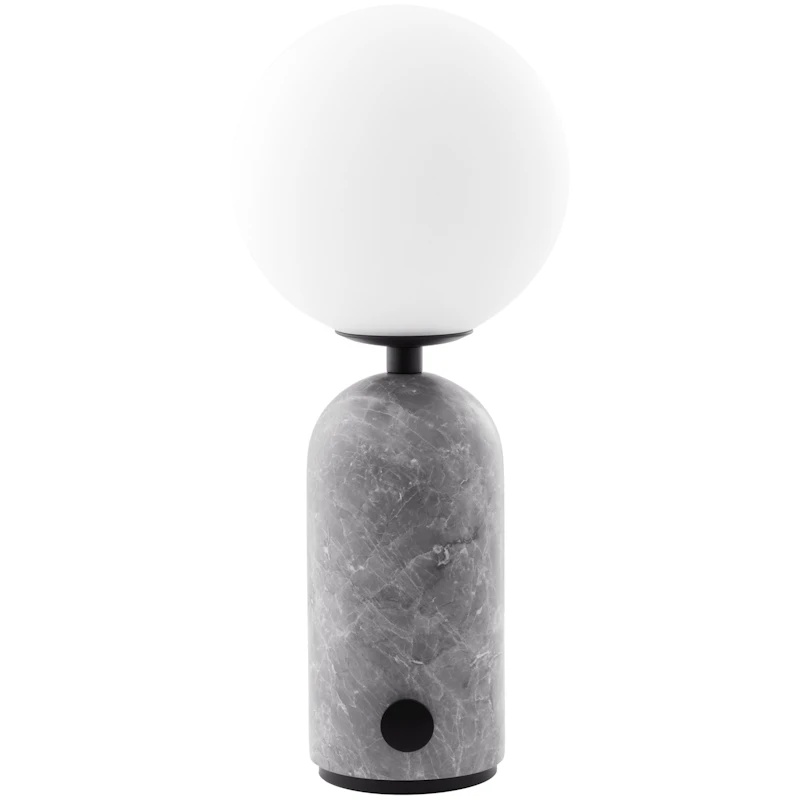 Torrano Bordlampe Bærbar, Grå Marmor