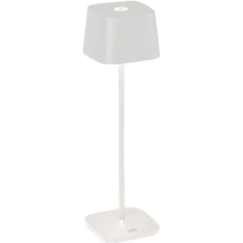 Capri Bordlampe Bærbar, Hvid