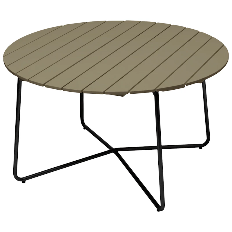 9A Bord Ø120 cm, Light Green / Sort