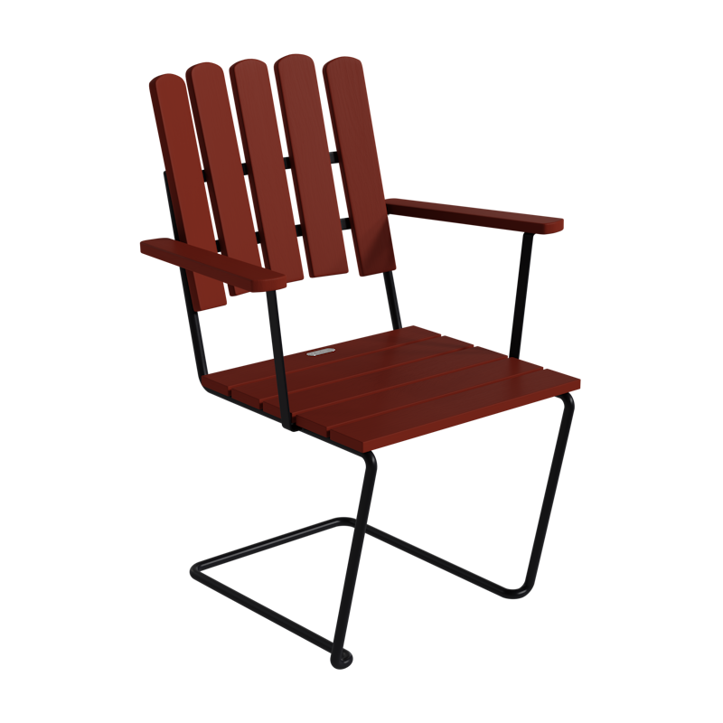 Armstol A2, Mørkerød / Sort