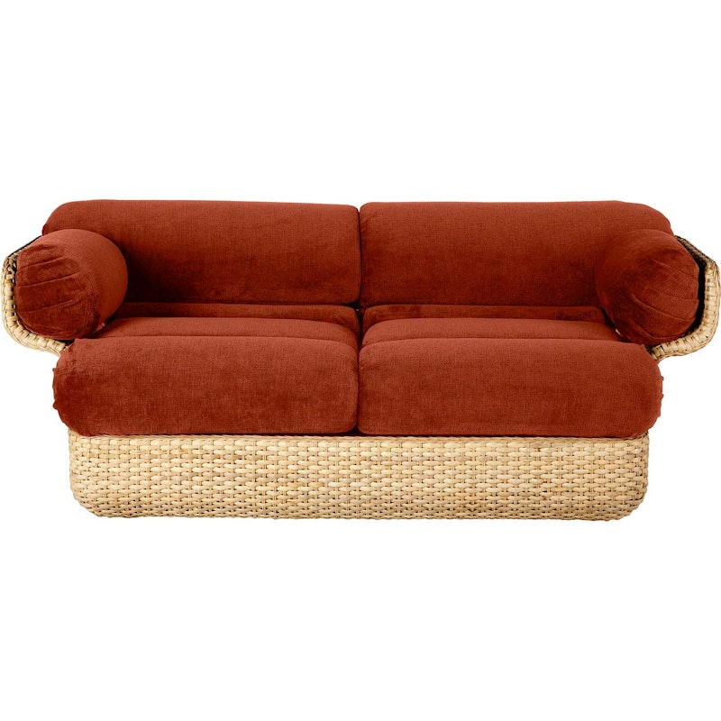 Basket 2-Personers Sofa, Rotting / Belsuede Sp Fr 133