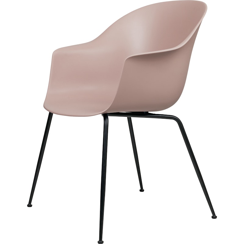 Bat Chair Conic, Black Matt/Sweet Pink