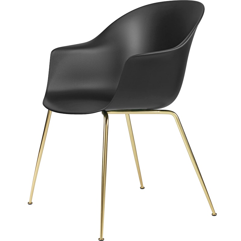 Bat Chair Conic, Brass Semi Matt/Black