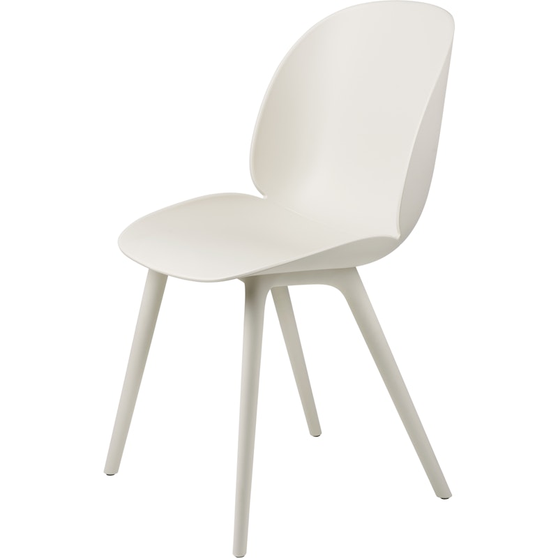 Beetle Stol Upolstret Plastik White Base, Alabaster White