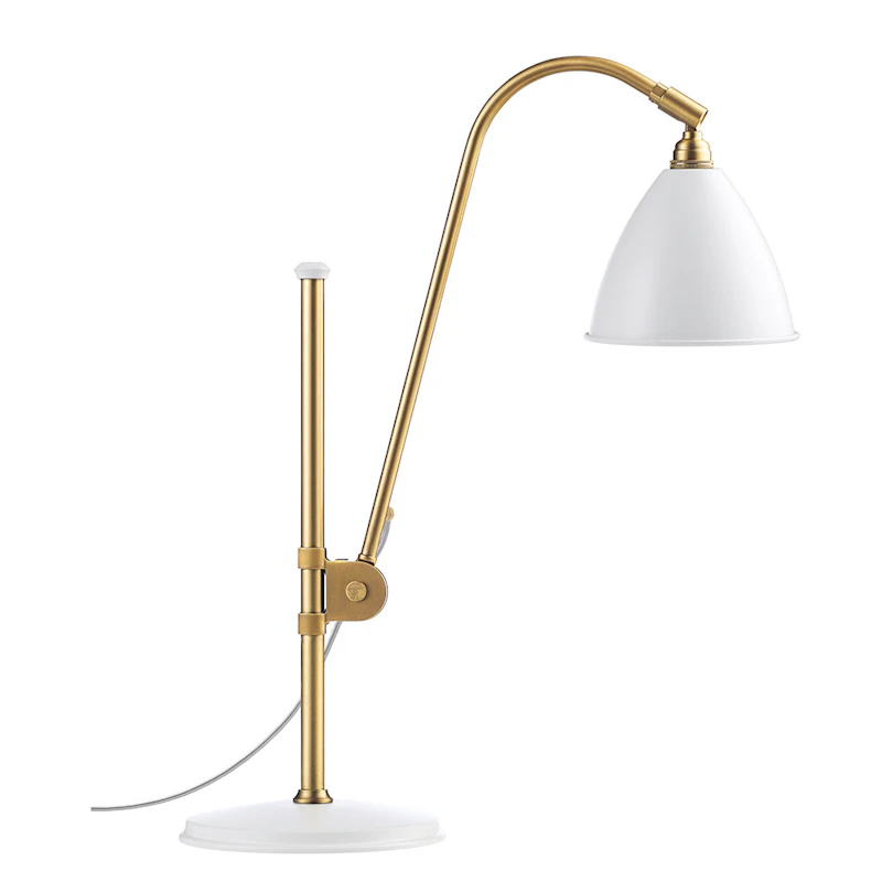 Bestlite BL1 Bordlampe, Messing/Hvid