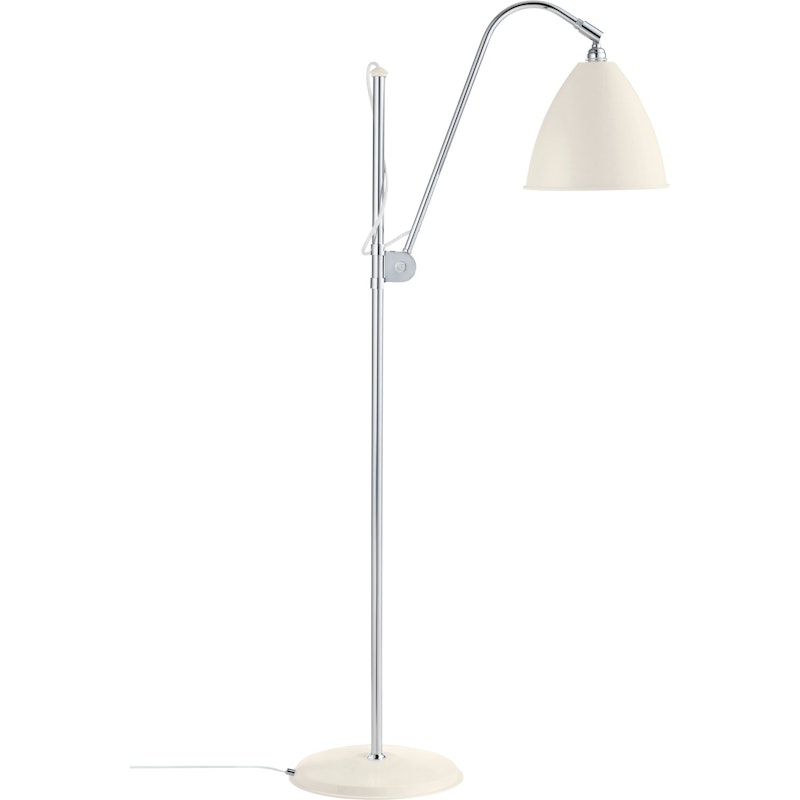 Bestlite BL3M Standerlampe, Krom/Hvid