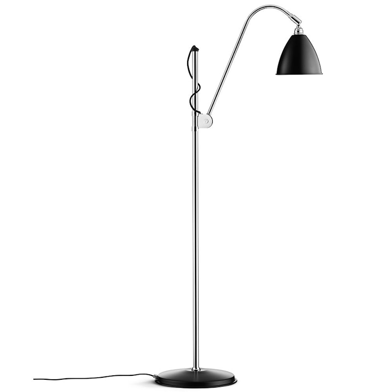 Bestlite BL3S Standerlampe, Krom/Sort