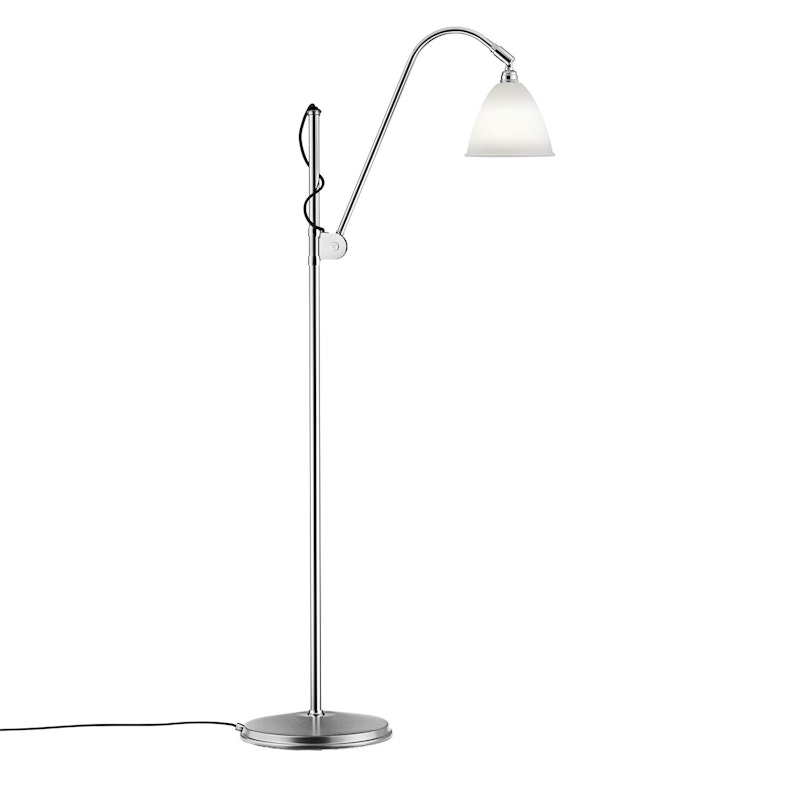 Bestlite BL3S Gulvlampe, Krom/Benporcelæn