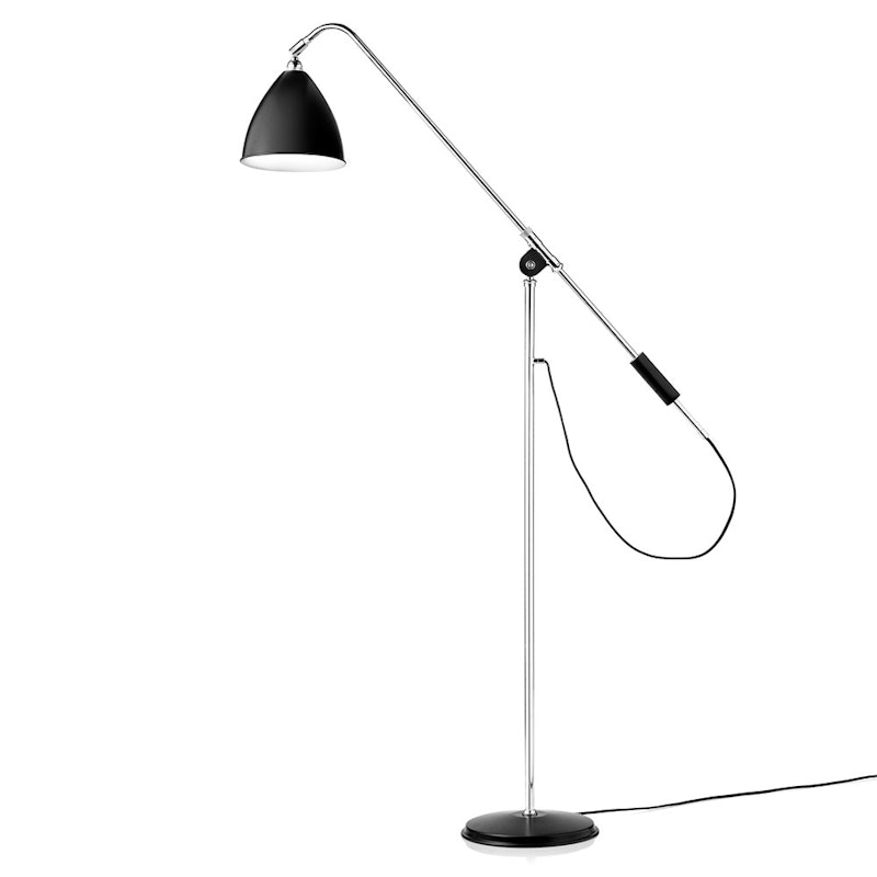 Bestlite BL4 Standerlampe, Krom/Sort