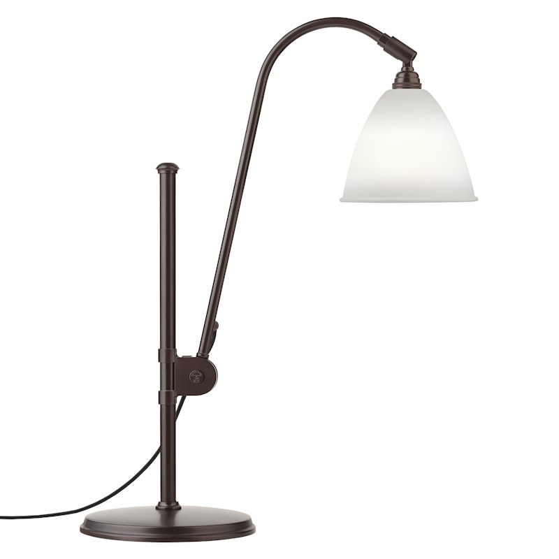 BL1 Bordlampe, Black Brass/Bone China