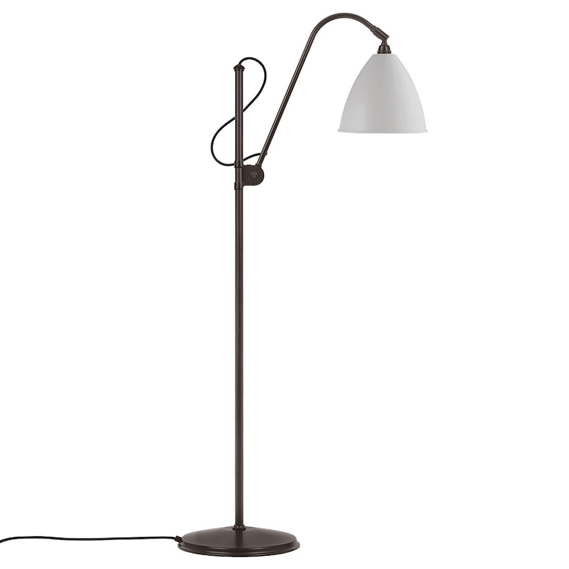 BL3 M Gulvlampe, Black Brass/Classic White