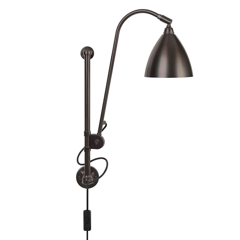 BL5 Væglampe, Black Brass/Black Brass